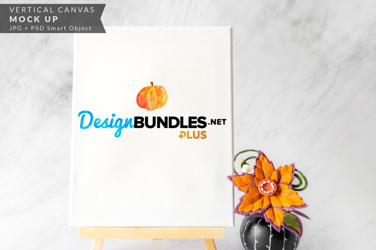 Halloween Mock up | Portrait Canvas Mock up example image 1
