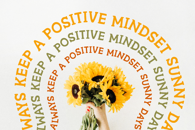 Positive Mindset - A Handmade Serif Font