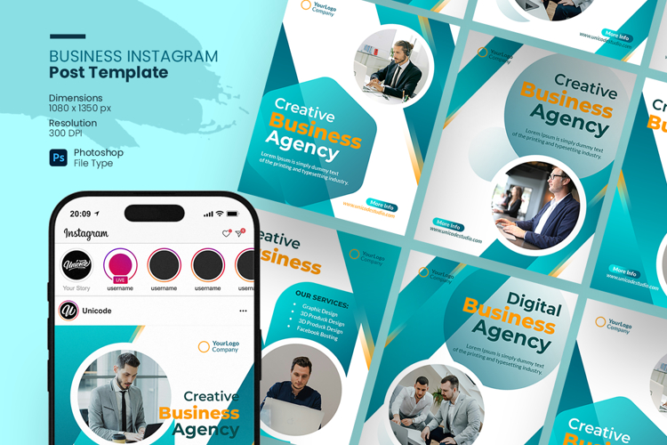 Creative Business Agency - Modern Corporate Instagram Post