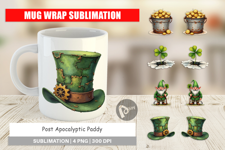 Post-Apocalyptic Paddy Mug Wrap