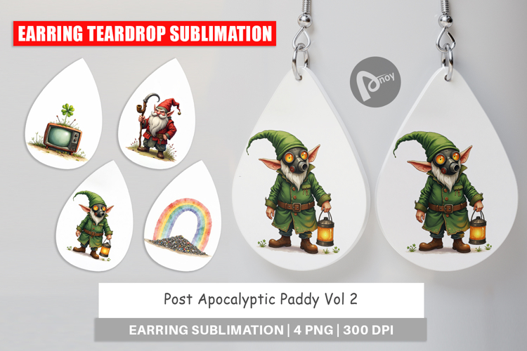 Post-Apocalyptic Paddy Earring