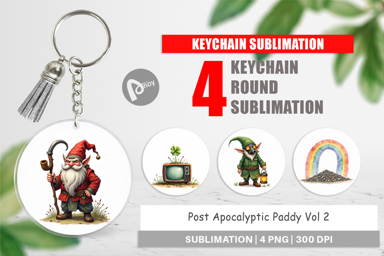 Post-Apocalyptic Paddy Keychain