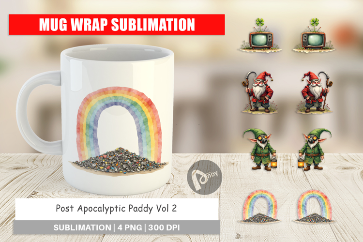 Post-Apocalyptic Paddy Mug Wrap