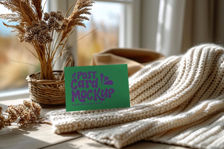 Greeting Card Mockup Image 21