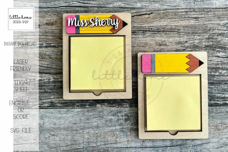 Teacher Note Pad Holder | Teacher Gift Idea
