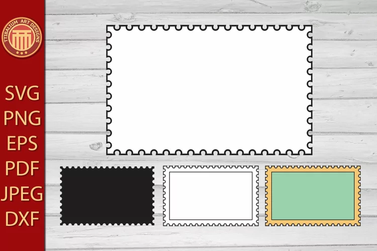 Postage Stamps - eps, jpg, dxf, svg, pdf, png files