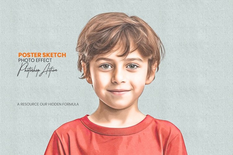 Poster Sketch Photoshop Action
