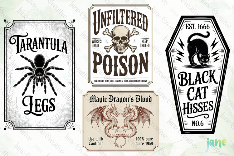 Halloween Apothecary Labels Image 12