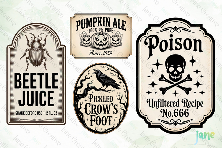 Halloween Apothecary Labels Image 13