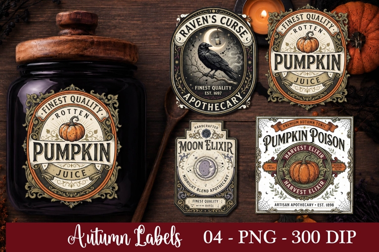 MINI Potion Labels, MINI Apothecary Labels