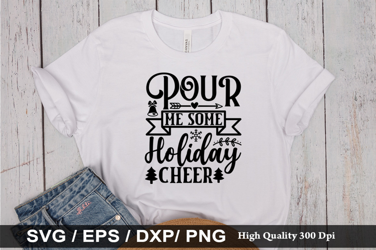 Christmas Wine Svg Image 17