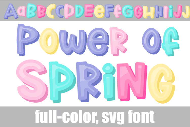 Power of Spring Color Font