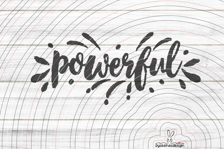 Powerful Cutting File SVG DXF example image 1