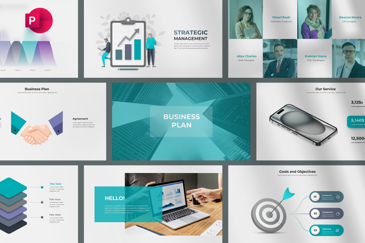 Business Plan Powerpoint Template Image 7