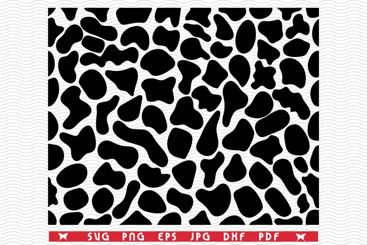 SVG Random Shapes, Seamless Silhouettes digital clipart