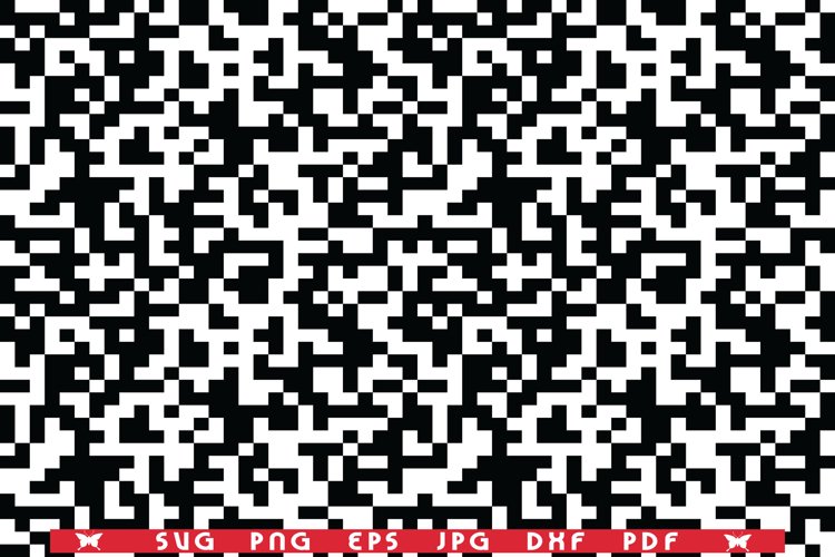 SVG Polygonal Mosaic, Seamless Pattern example image 1