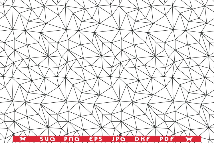 SVG Grid of Triangles, Seamless pattern example image 1