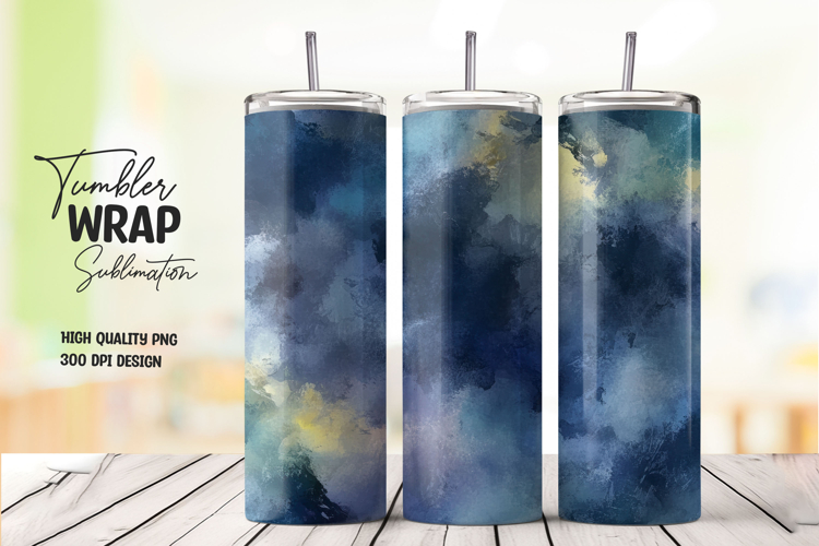 Dark Blue Galaxy Tumbler Wrap