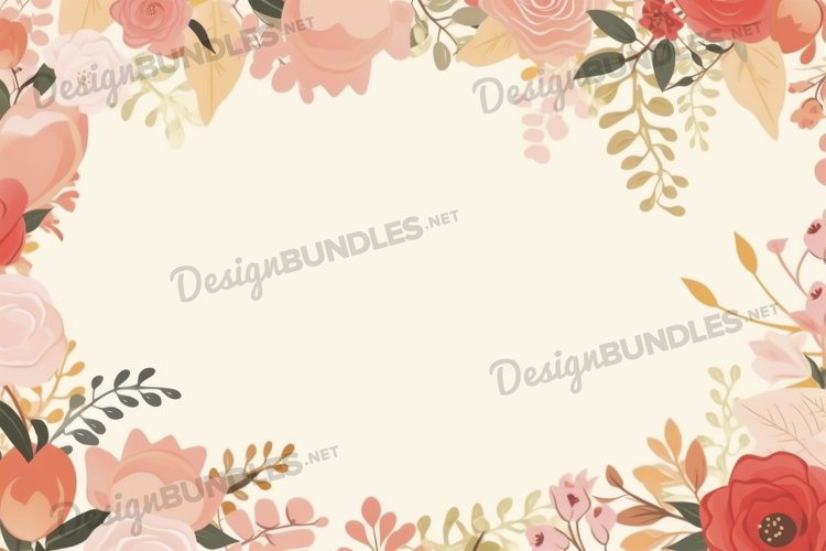 Flowers Border Clipart Image 4