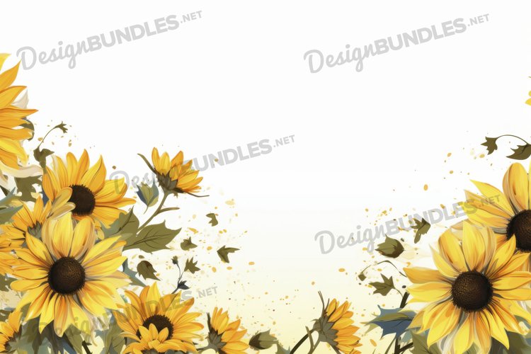 Sunflowers Background Image 8