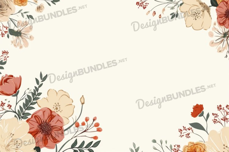 Flowers Border Clipart Image 3