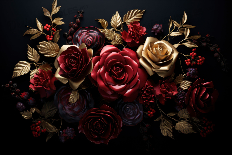 Dark Red Background Image 6
