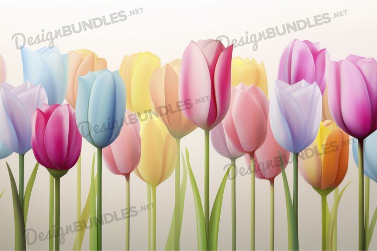 Tulip Flower Background