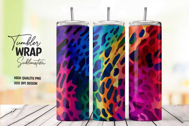 Leopard Pink Tumbler Wrap