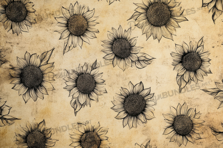 Sunflower Drawing Image 2