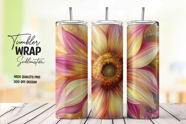 Radiant Sunflower Tumbler Wrap