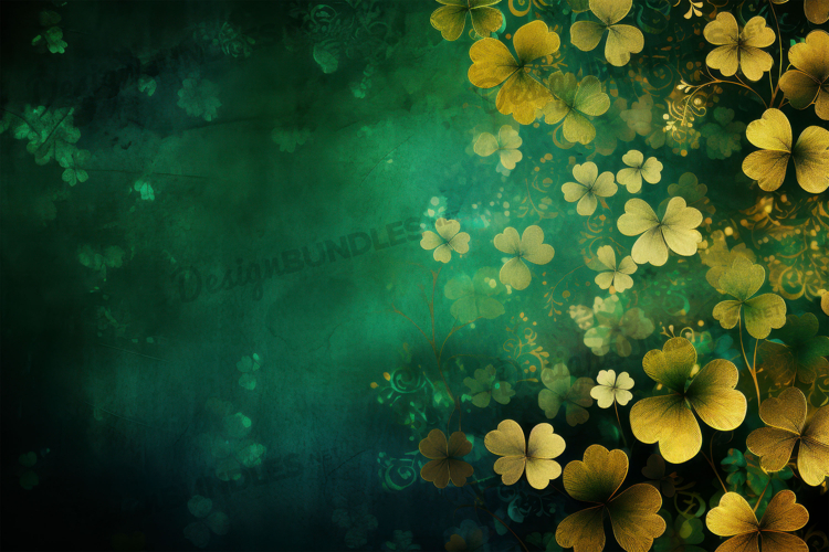 St Patricks Day Background, Saint Patrick Digital Paper example image 1