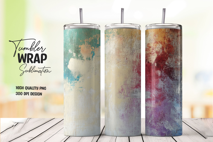 Pastel Abstract Tumbler Wrap