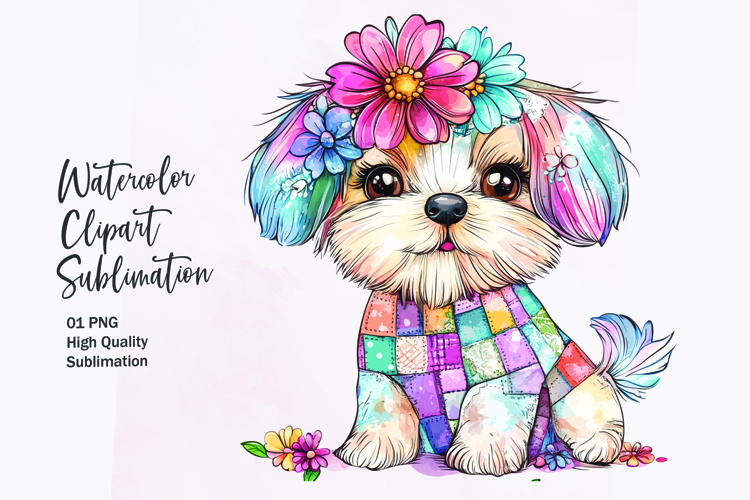 Cute Dog Illustration Image 5