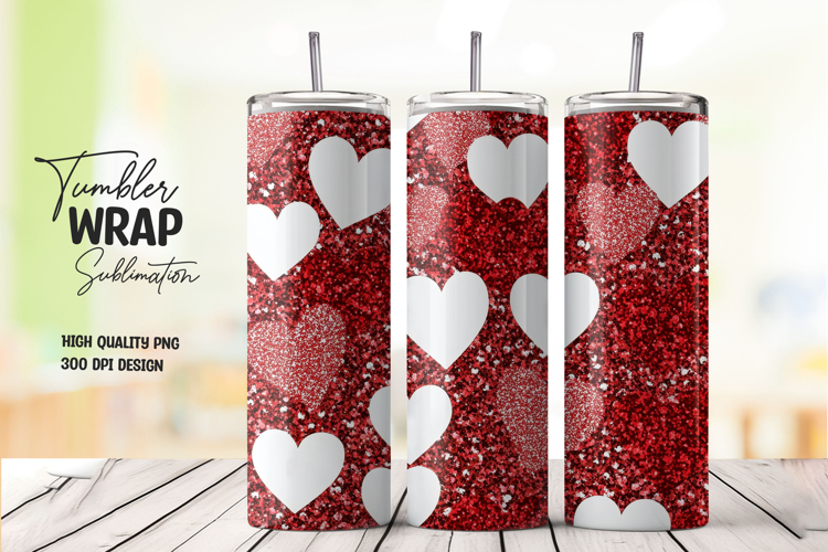 Glitter Sublimation Tumbler Designs
