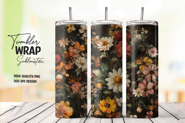 Rustic Garden Tumbler Wrap