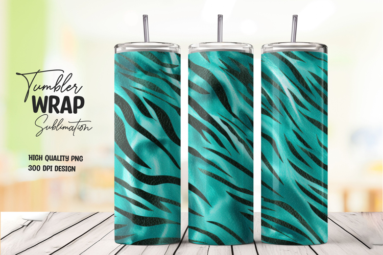 Green Stripe Tumbler Wrap
