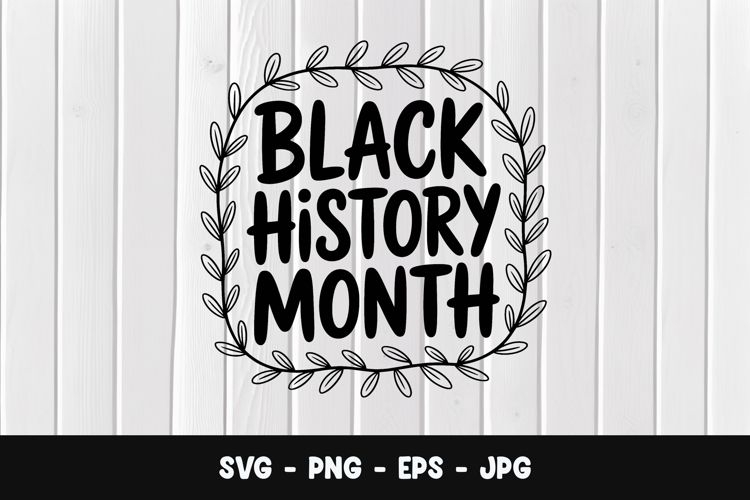 Black History Month Decorative Frame SVG PNG