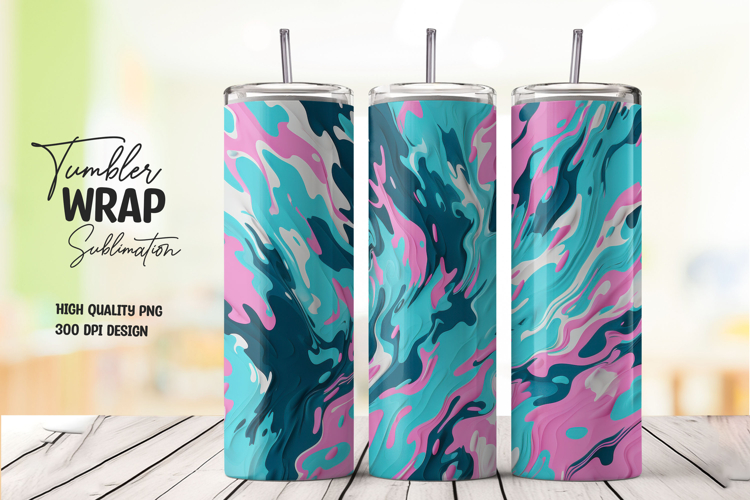 Marble Pink Tumbler Wrap