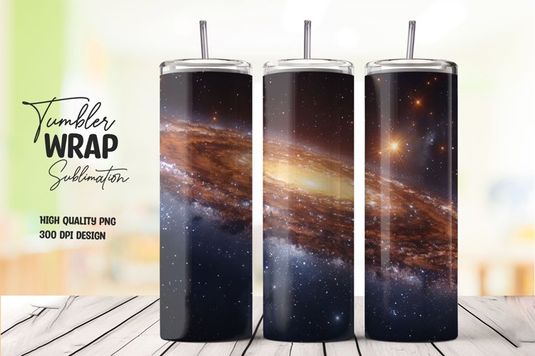 Sky tumbler wrap sublimation example image 1