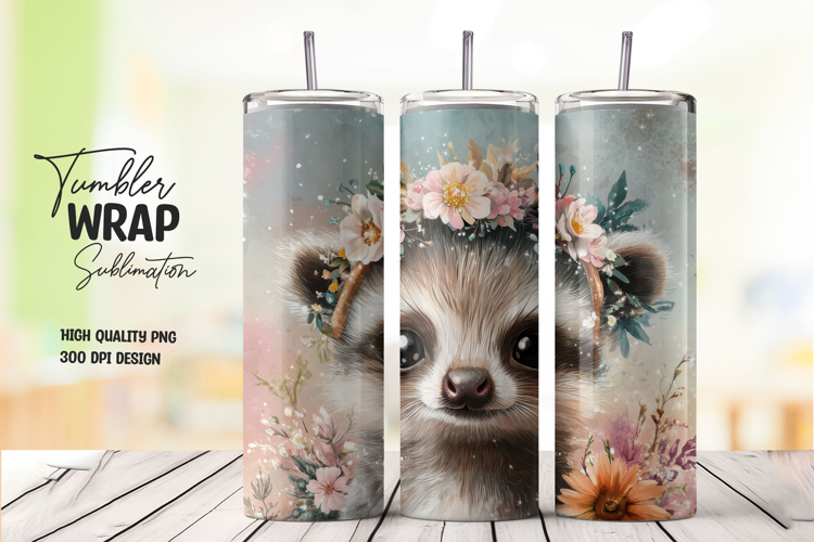 Puppy Face Tumbler Wrap