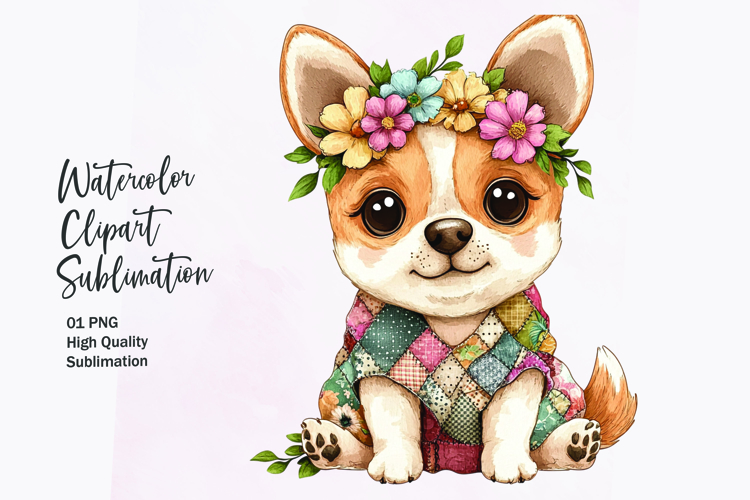 Cute Dog Illustration Image 23
