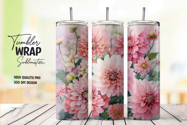 Daisy Bloom Tumbler Wrap