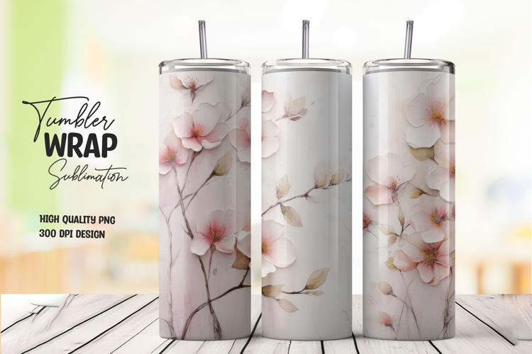 Cherry Blossom Pink Tumbler Wrap