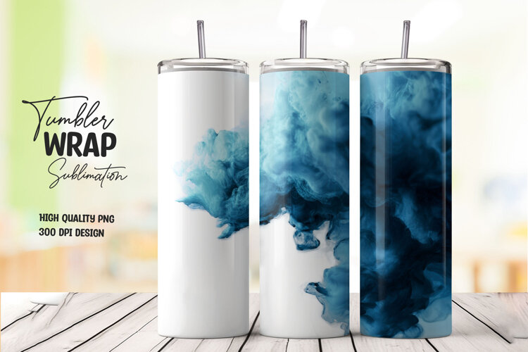 Blue Ink Tumbler Wrap example image 1