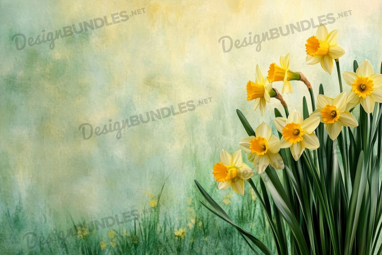 Daffodils Clipart Image 9