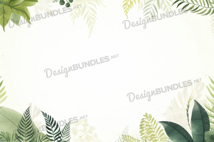 Jungle Leaves Clipart Image 18