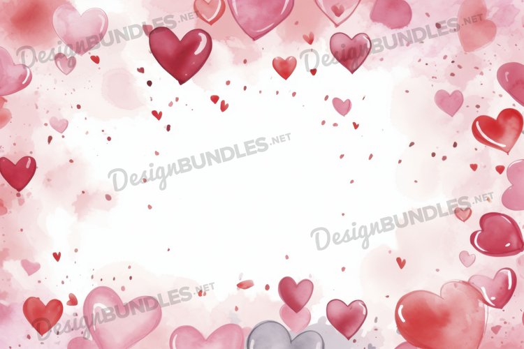 Valentine Hearts Clipart Image 24