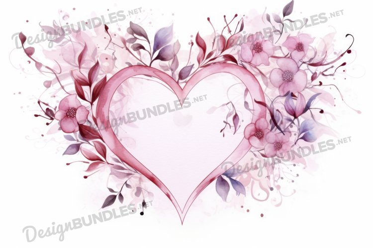 Watercolor Heart Clipart