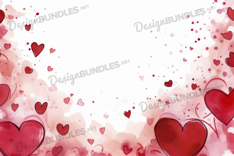 Valentine Hearts Clipart Image 23