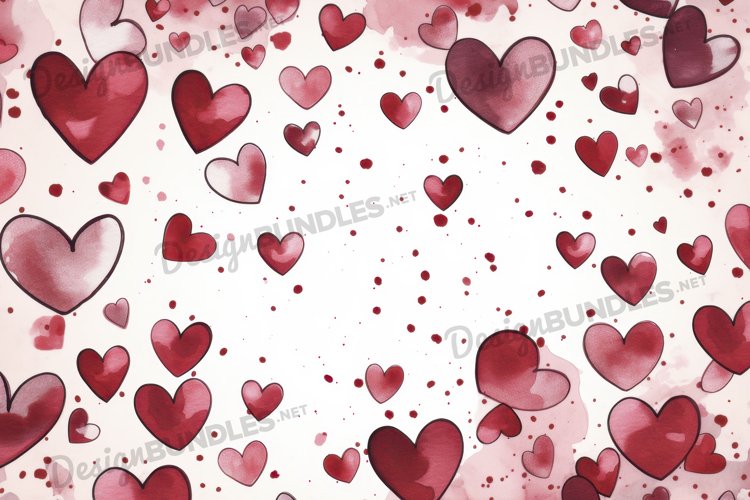 Valentine Hearts Clipart Image 22